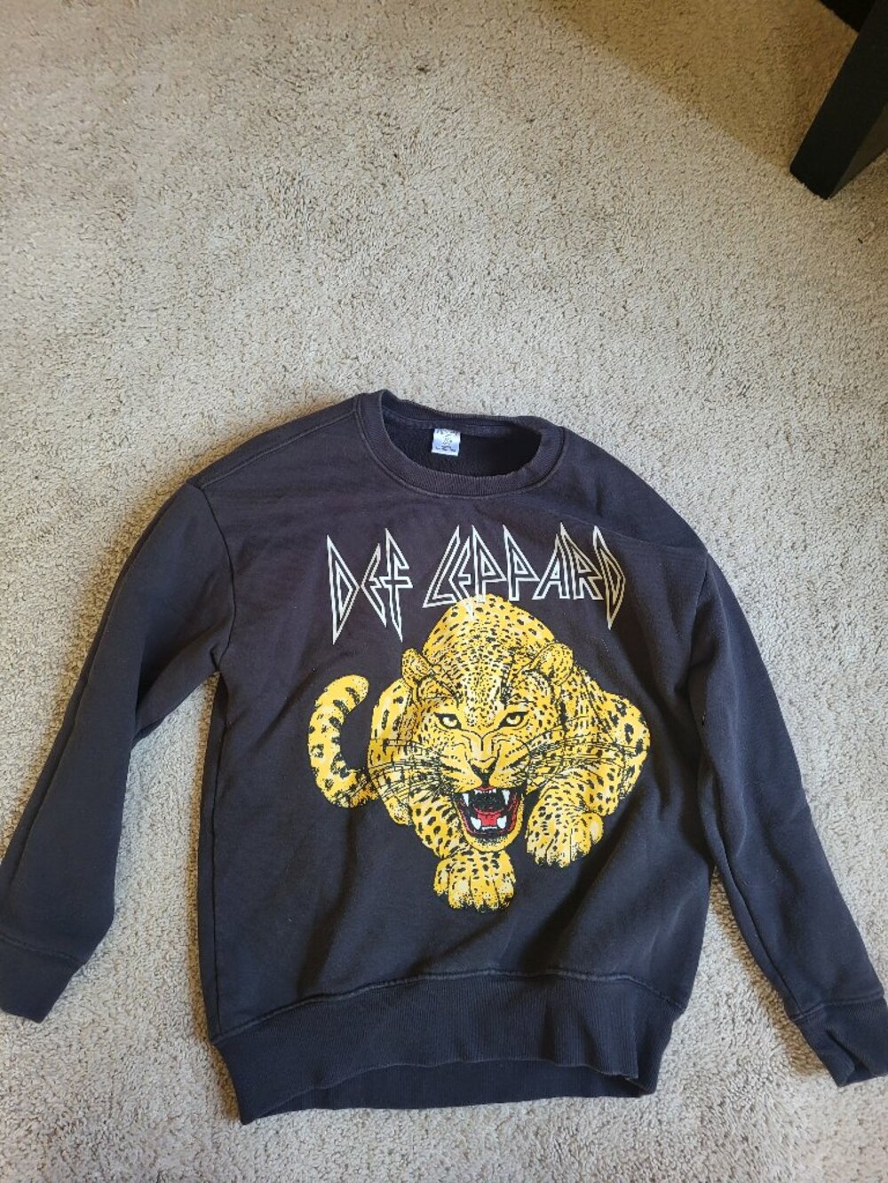 Youth Girls Sweat Top - Def Leppard - 8/10